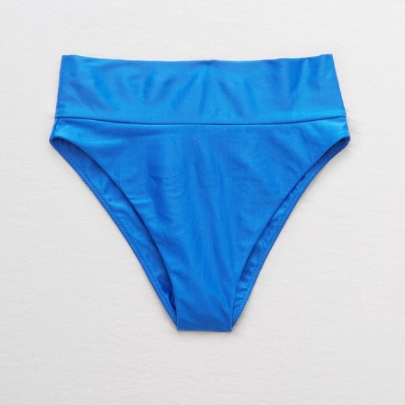NWT aerie Bikini BOTTOMS brilliant & blue vibe -solid floral or striped S M L XL - Picture 8 of 16
